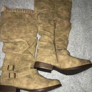 JustFab Boots Size 8 Wide Calf